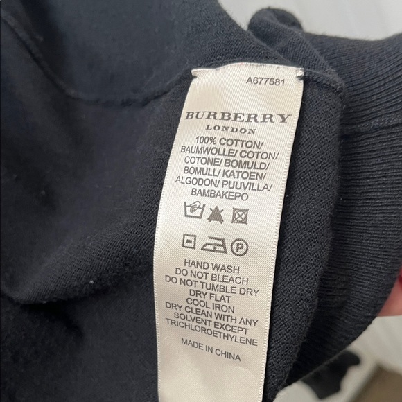 Burberry London Black Wool Skirt And Sweater Set - Picture 11 of 11